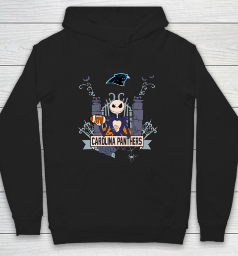 NFL Carolina Panthers Football Jack Skellington Halloween Hoodie