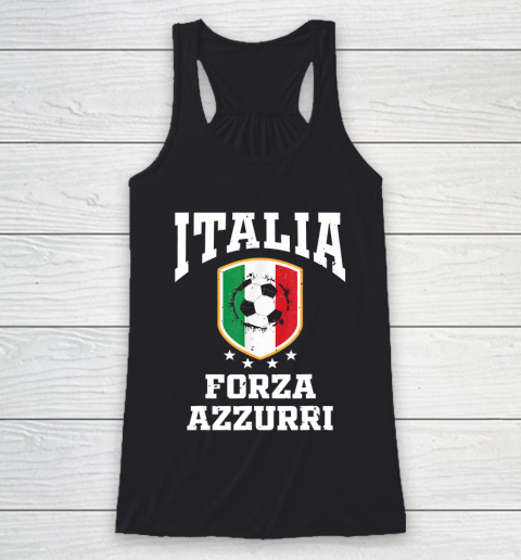 Forza Azzurri Jersey Football 2021 2020 National Team Italia Racerback Tank