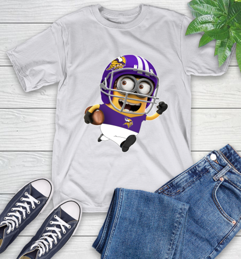 NFL Minnesota Vikings Minions Disney Football Sports T-Shirt 12