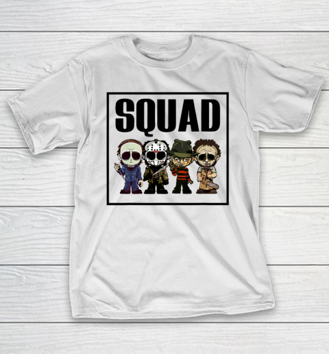 Halloween Shirt Squad Horror Character T-Shirt