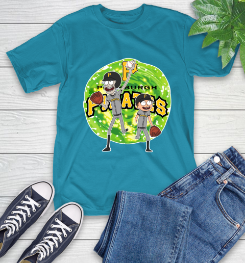 MLB Pittsburgh Pirates Rick And Morty Baseball Sports T-Shirt 8