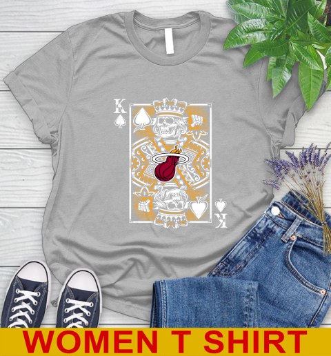 Miami Heat NBA Basketball The King Of Spades Death Cards Shirt Women's T-Shirt 5