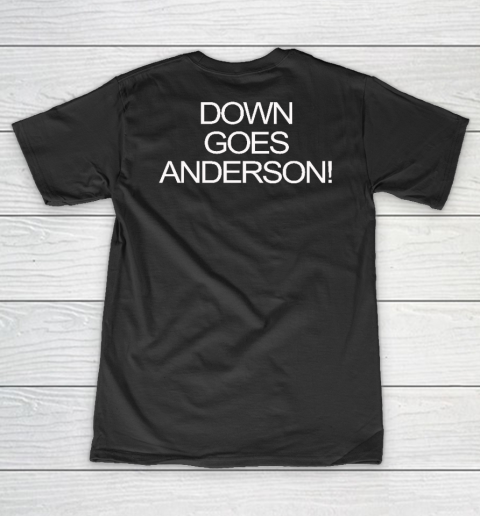 Down Goes Anderson V-Neck T-Shirt