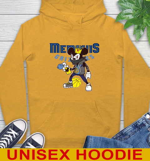 Memphis Grizzlies NBA Basketball Mickey Peace Sign Sports Hoodie 3