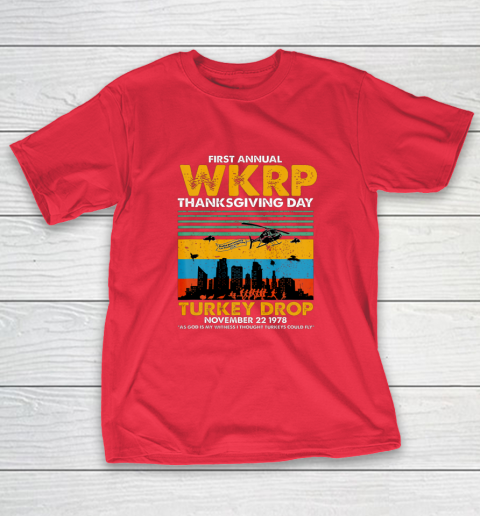 Wkrp Turkey Drop Shirt Turkey Drop T Shirt Turkey Drop Retro T-Shirt 9