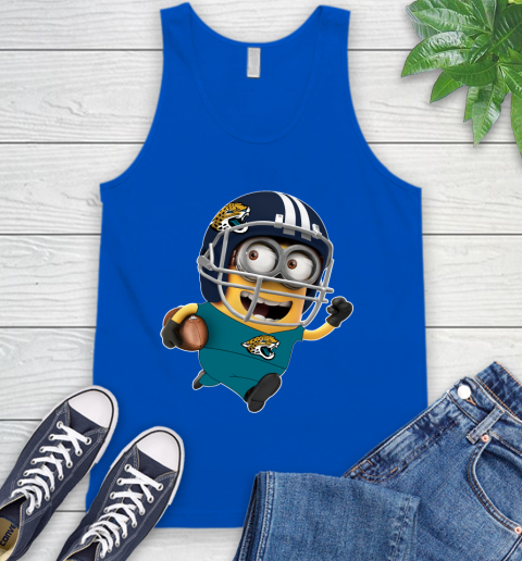 NFL Jacksonville Jaguars Minions Disney Football Sports Tank Top 5