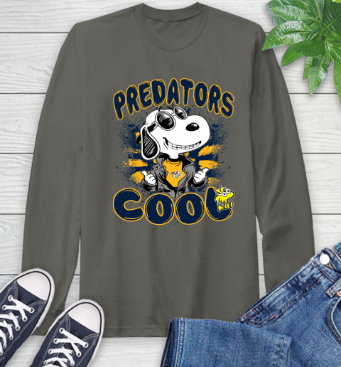 NHL Hockey Nashville Predators Cool Snoopy Shirt Long Sleeve T-Shirt 10