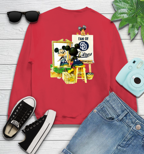 MLB Baseball San Diego Padres Mickey Drawing Shirt 111