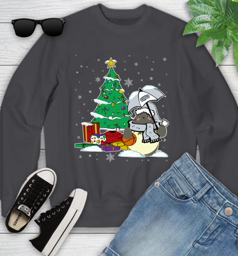 San Antonio Spurs NBA Basketball Cute Tonari No Totoro Christmas Sports Youth Sweatshirt 5