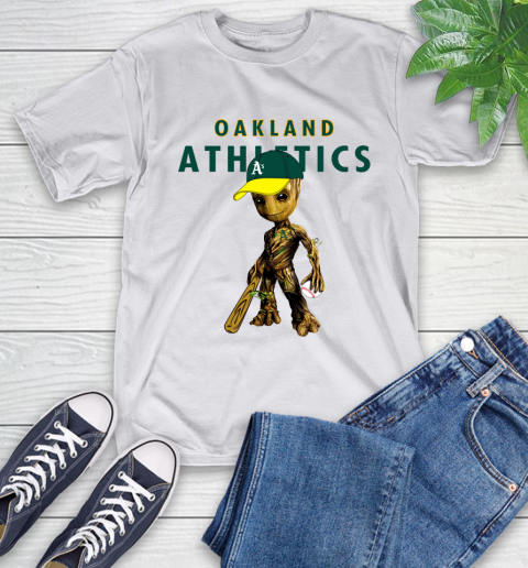 MLB Oakland Athletics Groot Guardians Of The Galaxy Baseball T-Shirt 12