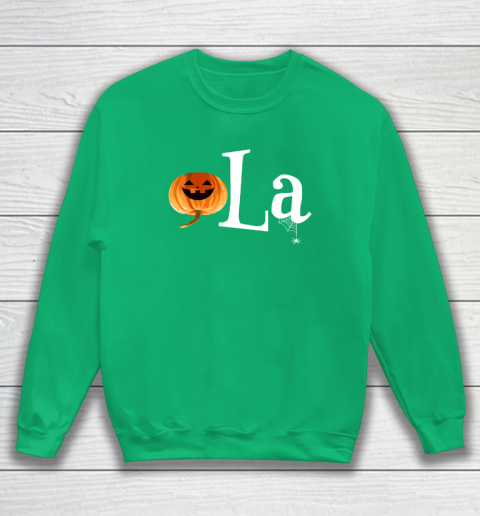 Comma La Funny Kamala Harris Halloween Pumpkin Sweatshirt 4