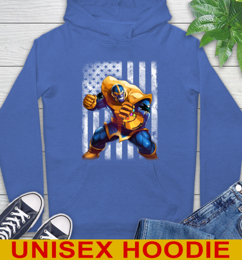 NHL Hockey San Jose Sharks Thanos Marvel American Flag Shirt Hoodie 9
