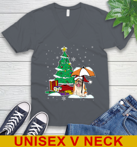 Bulldog Christmas Dog Lovers Shirts 50
