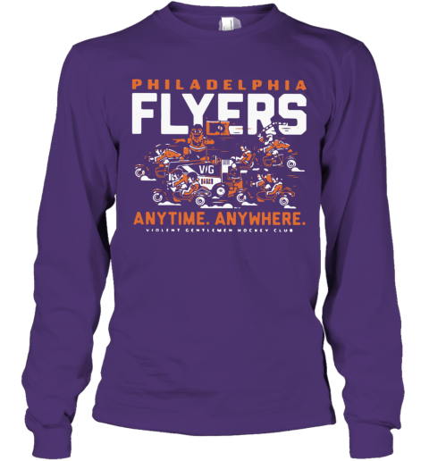 purple flyers shirt