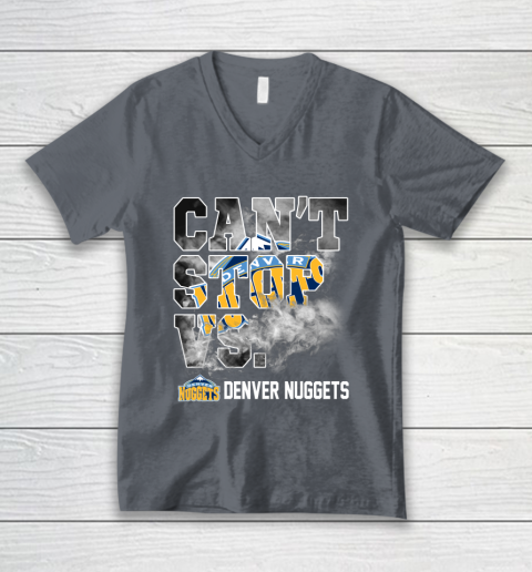 NBA Denver Nuggets Basketball Can't Stop Vs V-Neck T-Shirt 4