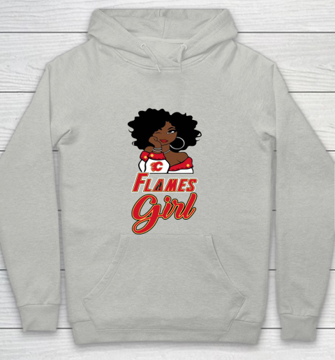 Calgary Flames Girl NHL Youth Hoodie 2