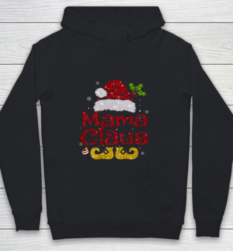 Funny Santa Mama Claus Christmas Matching Family Group Youth Hoodie