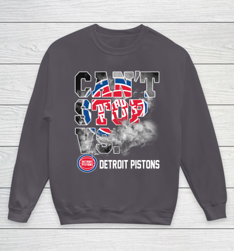 NBA Detroit Pistons Basketball Can't Stop Vs Youth Sweatshirt 5