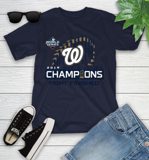 Finish The Fight Washington Nationals World Series Youth T-Shirt 2