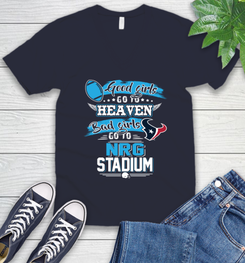 Houston Texans NFL Bad Girls Go To NRG Stadium Shirt V-Neck T-Shirt 2