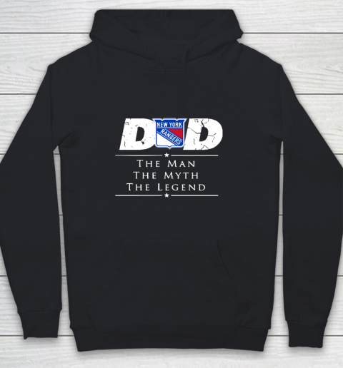 New York Rangers NHL Ice Hockey Dad The Man The Myth The Legend Youth Hoodie