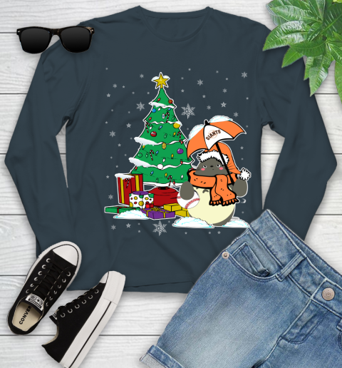 San Francisco Giants MLB Baseball Cute Tonari No Totoro Christmas Sports Youth Long Sleeve 9