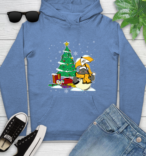Nashville Predators NHL Hockey Cute Tonari No Totoro Christmas Sports Youth Hoodie 13