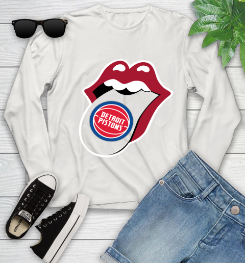 Detroit Pistons NBA Basketball Lips I Root For My Team Adoring Fan 136