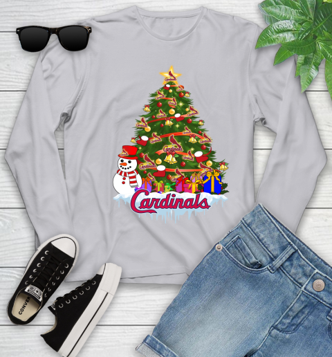 St.Louis Cardinals Merry Christmas MLB Baseball Sports Youth Long Sleeve 5