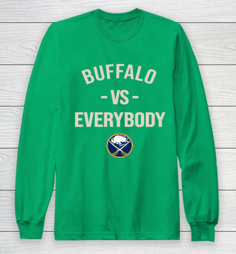 Buffalo Sabres Vs Everybody Long Sleeve T-Shirt 4