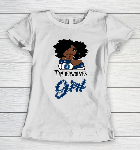 Minnesota Timberwolves Girl NBA Women's T-Shirt 4 Minnesota Timberwolves Girl NBA Women's T-Shirt - Image 4
