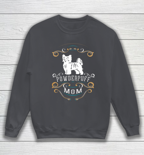 Dog Mom Shirt Powderpuff Mom Chinese Crested Dog Sweatshirt 4