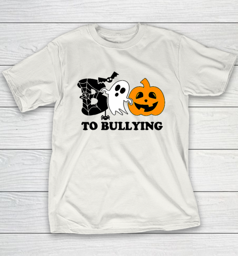 Boo To Bullying Orange Anti Bullying Unity Day Halloween Youth T-Shirt