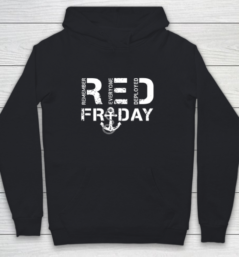 On Fridays We Wear Red Friday Military Navy Soldiers Youth Hoodie