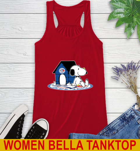 MLB Baseball Toronto Blue Jays Snoopy The Peanuts Movie Shirt Racerback Tank 6