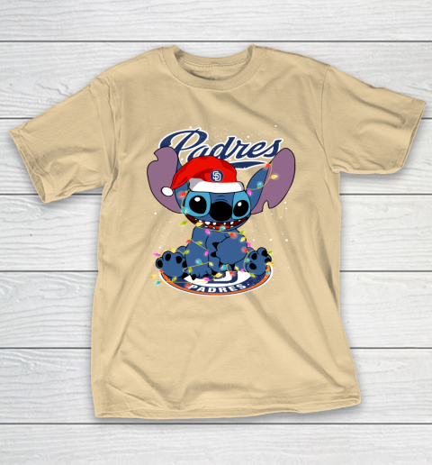 San Diego Padres MLB noel stitch Baseball Christmas T-Shirt 5