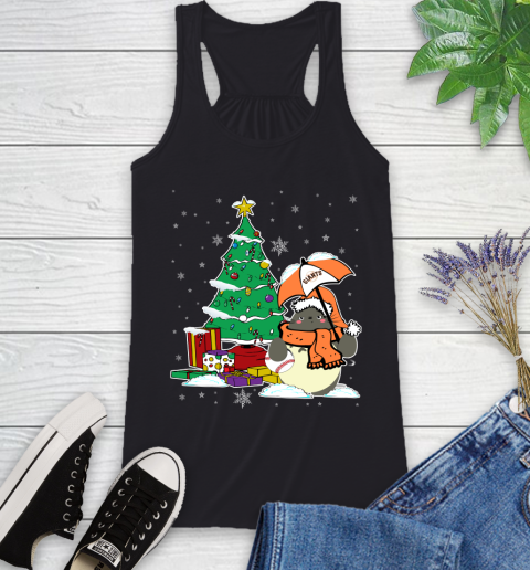 San Francisco Giants MLB Baseball Cute Tonari No Totoro Christmas Sports Racerback Tank