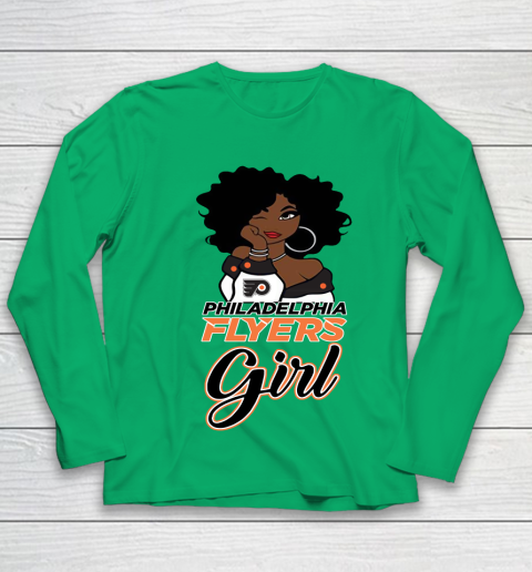Philadelphia Flyers Girl NHL Youth Long Sleeve 6