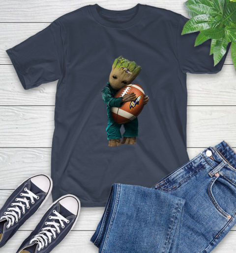 NFL Groot Guardians Of The Galaxy Football Sports Baltimore Ravens T-Shirt 4