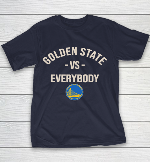 Golden State Warriors Vs Everybody Youth T-Shirt 2
