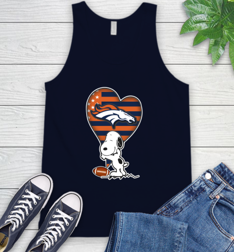 Denver Broncos NFL Football The Peanuts Movie Adorable Snoopy Tank Top 3
