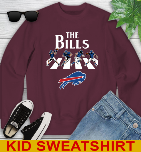 NFL Football Buffalo Bills The Beatles Rock Band Shirt Youth Sweatshirt 4