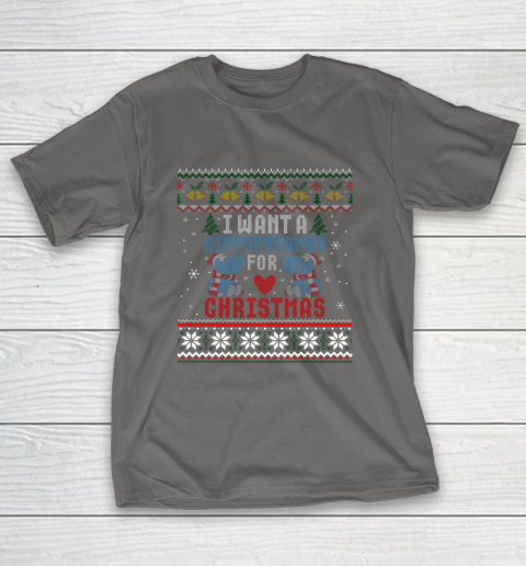 I Want A Hippopotamus For Christmas Ugly Xmas T-Shirt 8