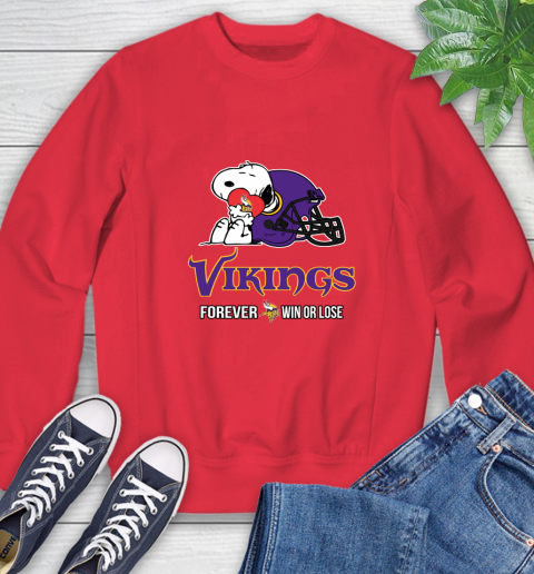 NFL The Peanuts Movie Snoopy Forever Win Or Lose Football Minnesota Vikings 34