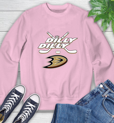 NHL Anaheim Ducks Dilly Dilly Hockey Sports Sweatshirt 9