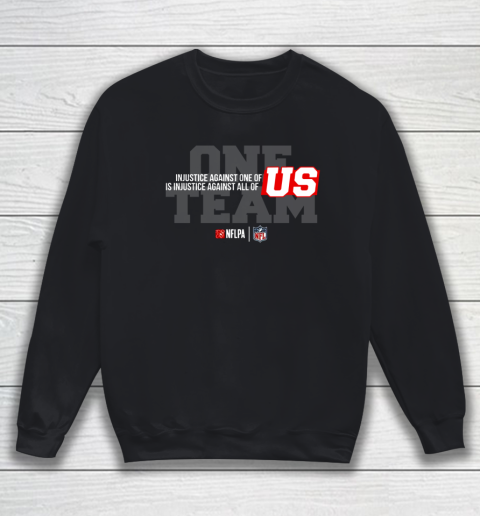 NFL End Racism Print In Front And Back Sweatshirt