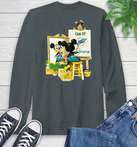 NFL Football Miami Dolphins Mickey Drawing Shirt 60