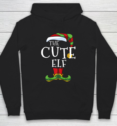 Cute Elf Family Matching Christmas Group Funny Gift Pajama Hoodie