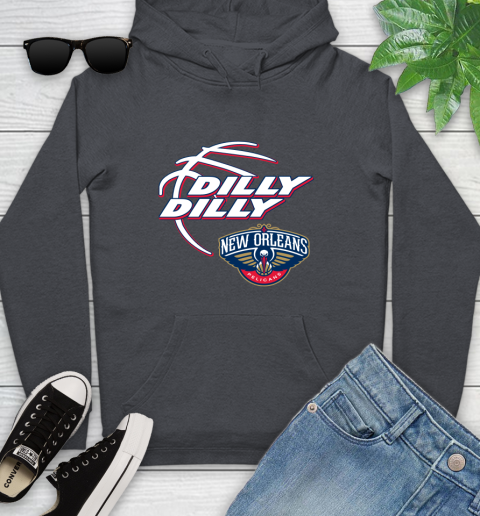 NBA New Orleans Pelicans Dilly Dilly Basketball Sports Youth Hoodie 8