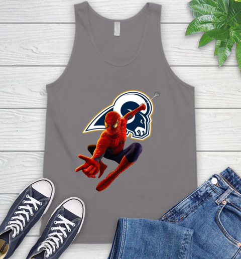 NFL Spider Man Avengers Endgame Football Los Angeles Rams Tank Top 7